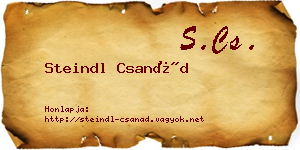 Steindl Csanád névjegykártya