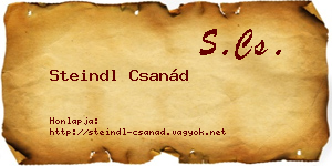 Steindl Csanád névjegykártya