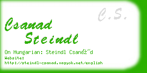 csanad steindl business card